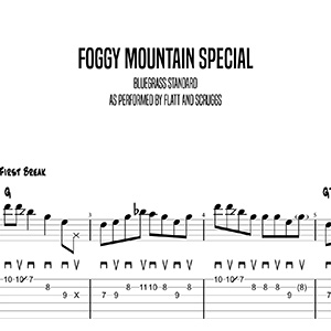 Foggy Mountain Special, Earl Scruggs (Advanced)