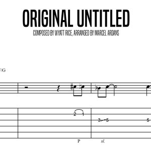 Original Untitled, Wyatt Rice (Advanced)