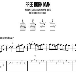 Free Born Man, Trey Hensley (Advanced)