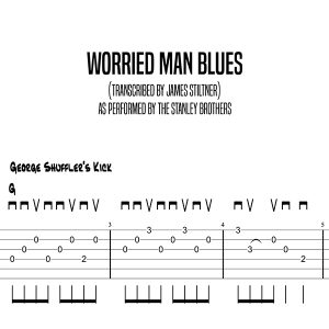Worried Man Blues, George Shuffler (Advanced)
