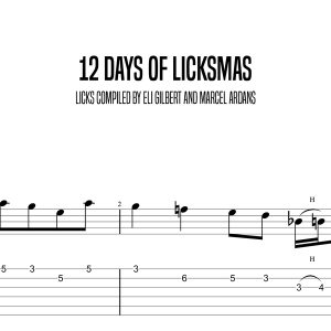 12 Days Of Licksmas Tabs, Marcel Ardans