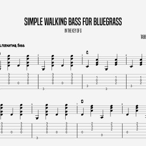 Bluegrass Rhythm Walks, Marcel Ardans