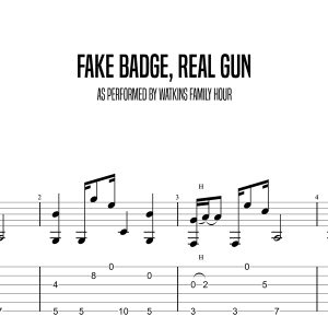 Fake Badge, Real Gun - Sean Watkins (Advanced)