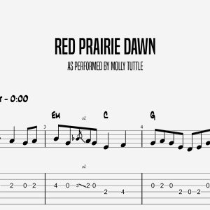 Red Prairie Dawn, Molly Tuttle (Advanced)