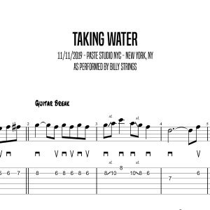 Taking Water, Billy Strings (Advanced)