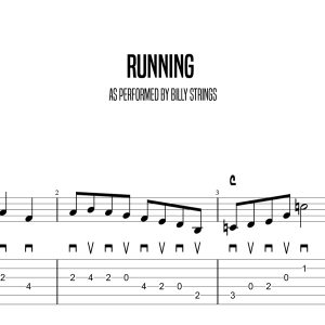 Running, Billy Strings (Advanced)