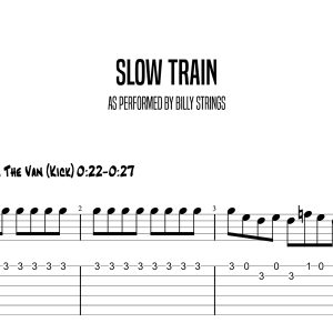 Slow Train, Billy Strings (Advanced)