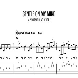 Gentle On My Mind, Molly Tuttle (Advanced)