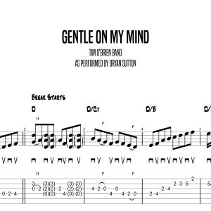 Gentle On My Mind, Bryan Sutton (Advanced)