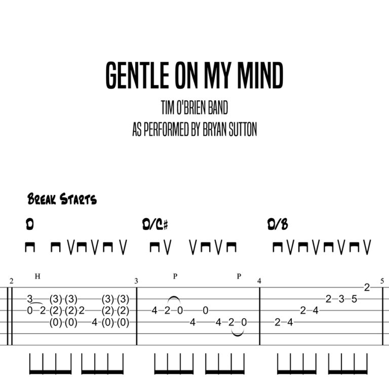 Gentle On My Mind, Bryan Sutton (Advanced) – Lessons With Marcel