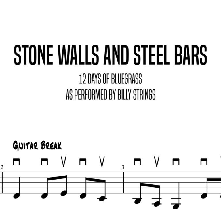 Stone Walls and Steel Bars, Billy Strings (Beginner) Lessons With Marcel