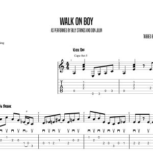 Walk On Boy, Billy Strings (Advanced)