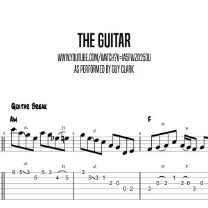 The Guitar, Guy Clark (Advanced)