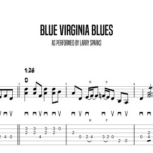 Blue Virginia Blues, Larry Sparks (Advanced)