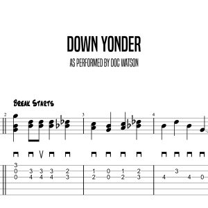 Down Yonder, Doc Watson (Intermediate)