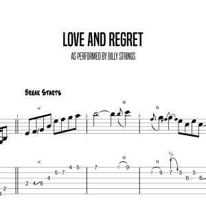 Love and Regret, Billy Strings (Advanced)