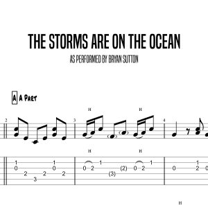 The Storms are on the Ocean, Bryan Sutton (Advanced)