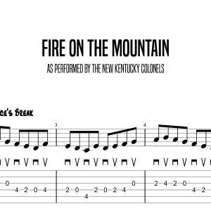 Fire on the Mountain, Clarence White (Advanced)