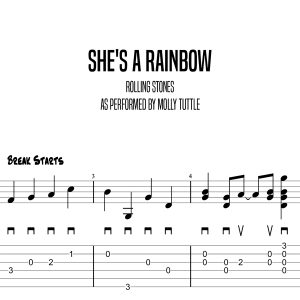 She's a Rainbow, Molly Tuttle (Advanced)