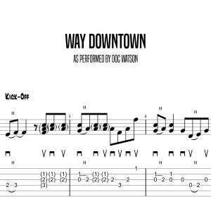 Way Downtown, Doc Watson (Intermediate)