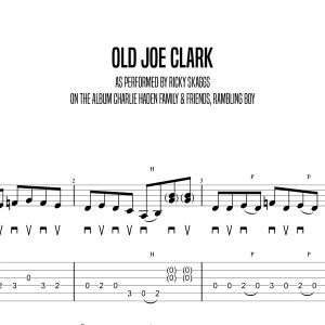 Old Joe Clark, Ricky Skaggs (Advanced)