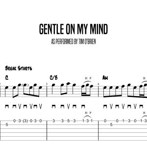 Gentle On My Mind, Tim O'Brien (Advanced)