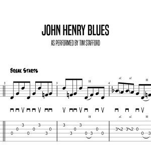 John Henry Blues, Tim Stafford (Advanced)