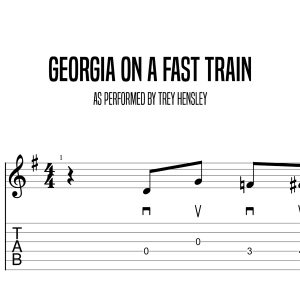 Georgia On A Fast Train, Trey Hensley (Advanced)