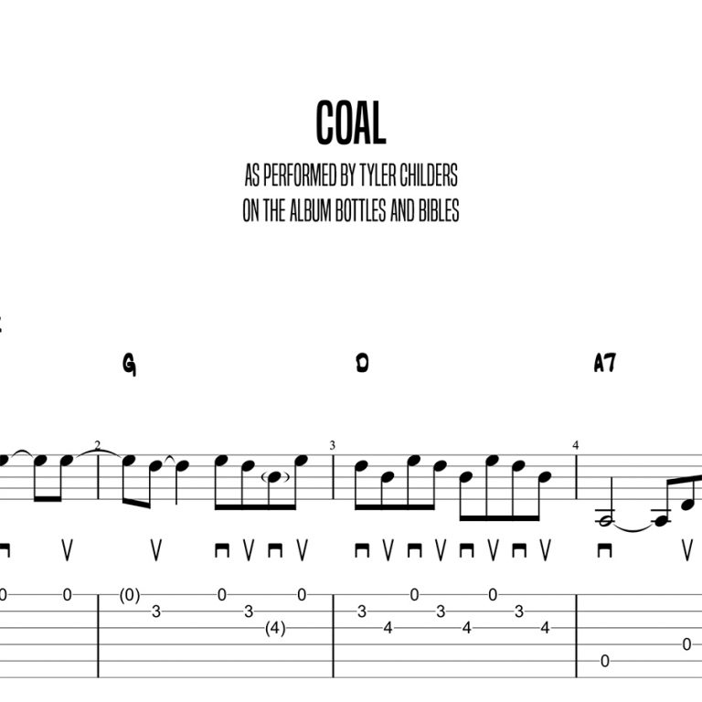 Coal, Tyler Childers (Intermediate) Lessons With Marcel