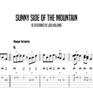 Sunny Side of the Mountain, Josh Williams (Advanced)