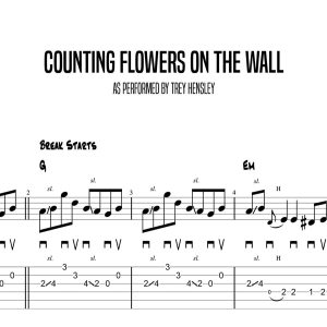 Counting Flowers on the Wall, Trey Hensley (Advanced)