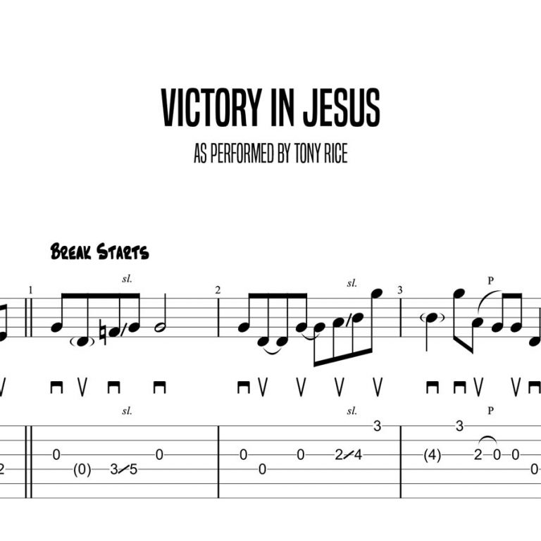 Victory in Jesus, Tony Rice (Advanced) Lessons With Marcel