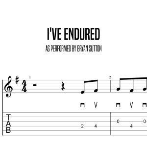 I've Endured, Bryan Sutton (Advanced)