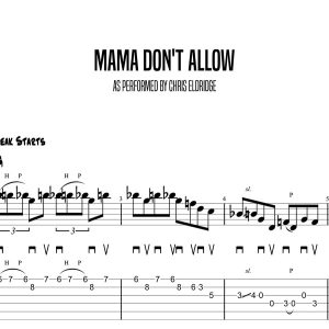 Mama Don't Allow, Chris Eldridge (Advanced)