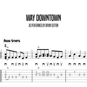 Way Downtown, Bryan Sutton (Intermediate)
