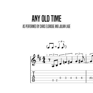 Any Old Time, Julian Lage (Advanced)