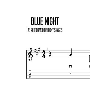 Blue Night, Ricky Skaggs (Advanced)