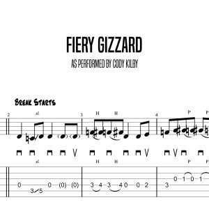 Fiery Gizzard, Cody Kilby (Advanced)