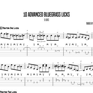 10 Advanced Bluegrass Licks (G), Marcel Ardans (Advanced)