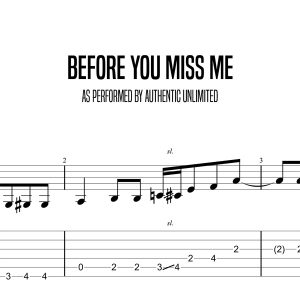 Before You Miss Me, John Meador (Advanced)