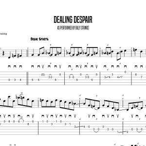Dealing Despair, Billy Strings (Advanced)