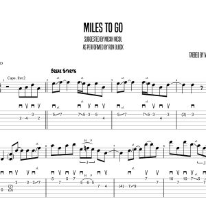 Miles to Go, Ron Block (Advanced)