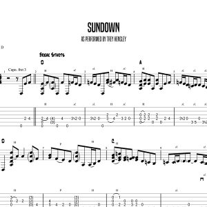 Sundown, Trey Hensley (Advanced)