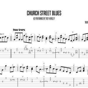 Church Street Blues, Trey Hensley (Advanced)