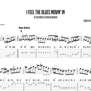I Feel The Blues Moving In, Shaun Richardson (Advanced)