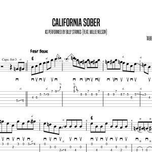 California Sober, Billy Strings (Advanced)