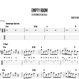 Empty Room, Gabe Valla